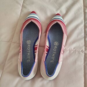 Rothy's the Point Varsity Stripe EUC size 7.5